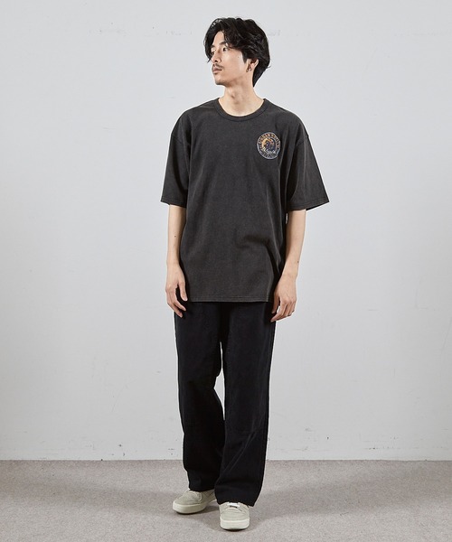 RATTLE TRAP(ラトルトラップ)の「ビンテージサークルロゴピグメントTシャツ(Tシャツ/カットソー・メンズ・ブラック/ホワイト・S/M/L/LL)」の4枚目の写真