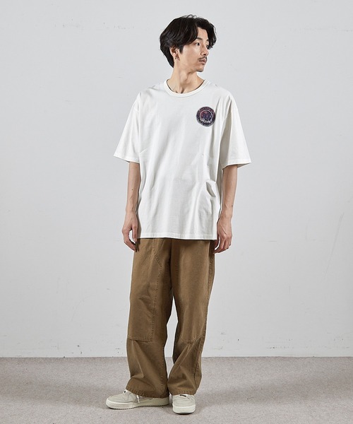 RATTLE TRAP(ラトルトラップ)の「ビンテージサークルロゴピグメントTシャツ(Tシャツ/カットソー・メンズ・ブラック/ホワイト・S/M/L/LL)」の6枚目の写真