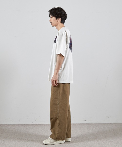 RATTLE TRAP(ラトルトラップ)の「ビンテージサークルロゴピグメントTシャツ(Tシャツ/カットソー・メンズ・ブラック/ホワイト・S/M/L/LL)」の7枚目の写真