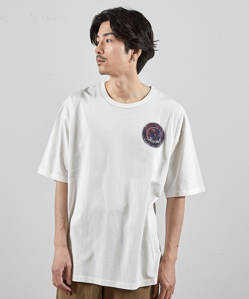 RATTLE TRAP(ラトルトラップ)の「ビンテージサークルロゴピグメントTシャツ(Tシャツ/カットソー・メンズ・ブラック/ホワイト・S/M/L/LL)」の9枚目の写真
