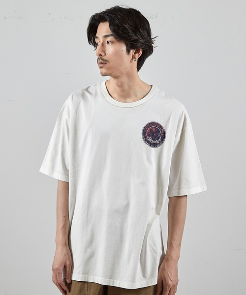 RATTLE TRAP(ラトルトラップ)の「ビンテージサークルロゴピグメントTシャツ(Tシャツ/カットソー・メンズ・ブラック/ホワイト・S/M/L/LL)」の11枚目の写真