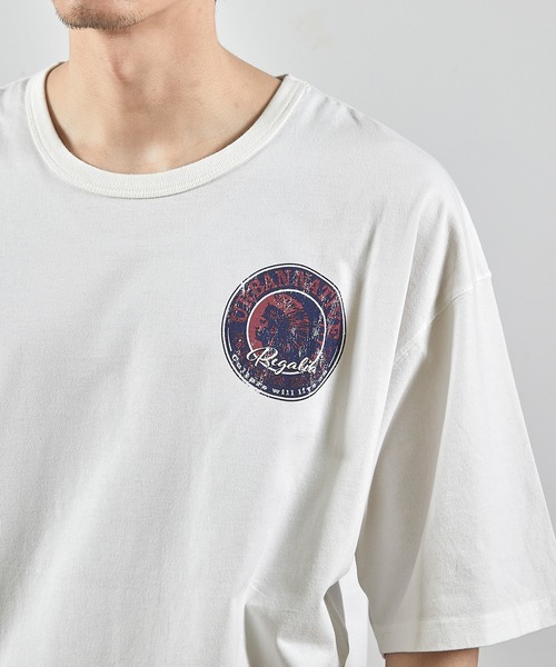 RATTLE TRAP(ラトルトラップ)の「ビンテージサークルロゴピグメントTシャツ(Tシャツ/カットソー・メンズ・ブラック/ホワイト・S/M/L/LL)」の13枚目の写真