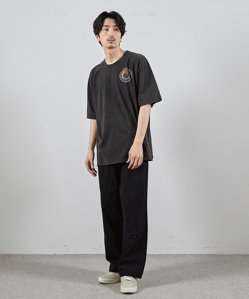 RATTLE TRAP(ラトルトラップ)の「ビンテージサークルロゴピグメントTシャツ(Tシャツ/カットソー・メンズ・ブラック/ホワイト・S/M/L/LL)」の16枚目の写真