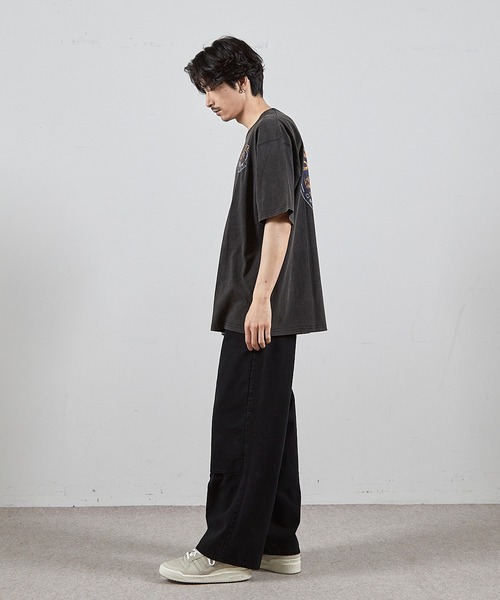 RATTLE TRAP(ラトルトラップ)の「ビンテージサークルロゴピグメントTシャツ(Tシャツ/カットソー・メンズ・ブラック/ホワイト・S/M/L/LL)」の17枚目の写真
