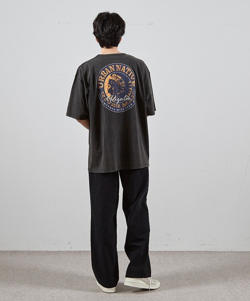 RATTLE TRAP(ラトルトラップ)の「ビンテージサークルロゴピグメントTシャツ(Tシャツ/カットソー・メンズ・ブラック/ホワイト・S/M/L/LL)」の18枚目の写真