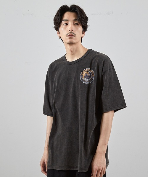 RATTLE TRAP(ラトルトラップ)の「ビンテージサークルロゴピグメントTシャツ(Tシャツ/カットソー・メンズ・ブラック/ホワイト・S/M/L/LL)」の20枚目の写真