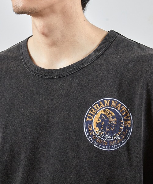 RATTLE TRAP(ラトルトラップ)の「ビンテージサークルロゴピグメントTシャツ(Tシャツ/カットソー・メンズ・ブラック/ホワイト・S/M/L/LL)」の21枚目の写真