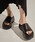 STUDIOUS�i�X�e���f�B�I�X�j�́u�ySTUDIOUS/�X�e���f�B�I�X�zSoft Leather Padded Sandals/�\�t�g���U�[ �p�f�b�h�T���_���i�T���_���j�v�b�u���b�N