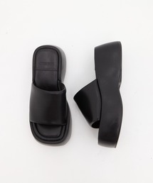 STUDIOUS（ステュディオス）の「【STUDIOUS/ステュディオス】Soft Leather Padded Sandals/ソフトレザー パデッドサンダル（サンダル）」
