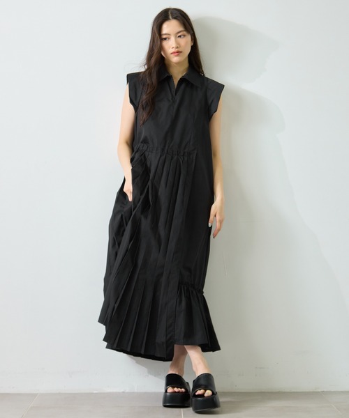 STUDIOUS(ステュディオス)の「【STUDIOUS/ステュディオス】Soft Leather Padded Sandals/ソフトレザー パデッドサンダル(サンダル・レディース・ブラック・1/2)」の21枚目の写真