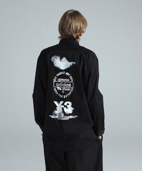 Y-3(ワイスリー)の「Y-3 GRAPHIC SHIRT(シャツ/ブラウス・メンズ・ブラック・XX-SMALL/X-SMALL/SMALL/MEDIUM/LARGE/X-LARGE/XX-LARGE)」の5枚目の写真