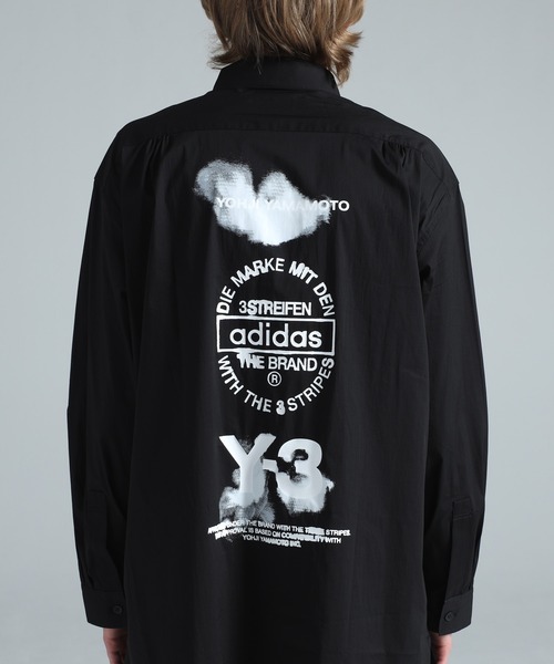 Y-3(ワイスリー)の「Y-3 GRAPHIC SHIRT(シャツ/ブラウス・メンズ・ブラック・XX-SMALL/X-SMALL/SMALL/MEDIUM/LARGE/X-LARGE/XX-LARGE)」の8枚目の写真