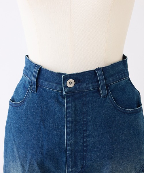 one after another NICE CLAUP（ワンアフターアナザーナイスクラップ）の「【おそろいコレクション】レースアップデニムパンツ（デニムパンツ・レディース・ブルー/ネイビー・SMALL/MEDIUM）」の8枚目の写真