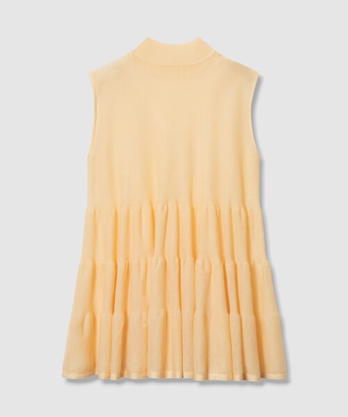 allureville（アルアバイル）の「シアーティアードチュニック（ニット/セーター・レディース・レッド/イエロー/ブラック・2）」の22枚目の写真