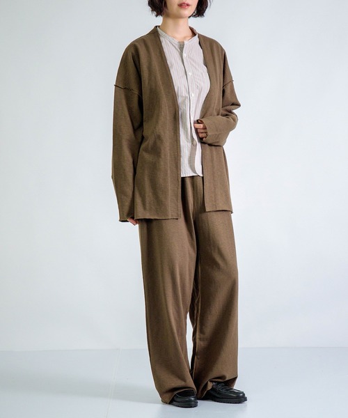ALWEL（オルウエル）の「[ALWEL] INSIDEOUT TROUSERS / インサイドアウト トラウザーズ（その他パンツ・レディース・ブラウン/ブラック・FREE）」の5枚目の写真