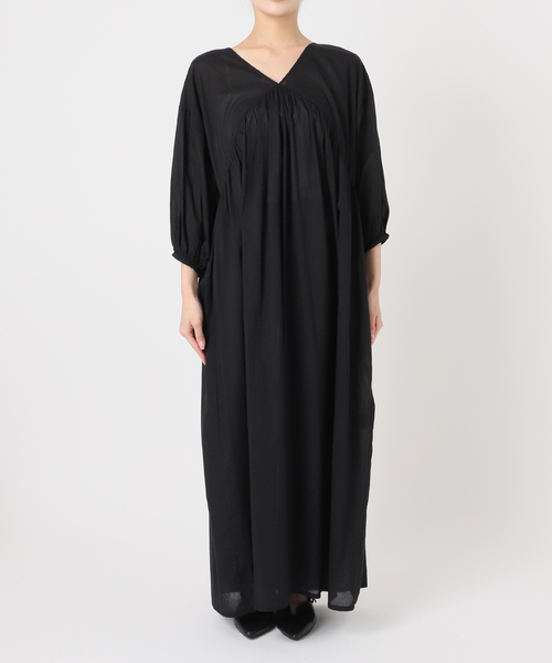 B.C STOCK(ベーセーストック)の「手洗い可 / ボイルVネックマキシワンピース(ワンピース・レディース・ブラック/ブラウン/ブルー・FREE)」の22枚目の写真