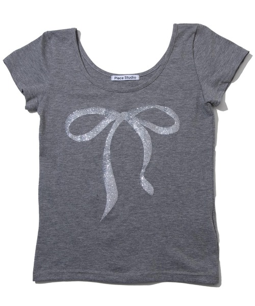 tシャツ A'GEM/9 × .kom 「PLACE STUDIO/プレイススタジオ」 Pure Glitter Ribbon Graphic Sho A'GEM/9 × .kom 『PLACE STUDIO/プレイススタジオ』 Pure