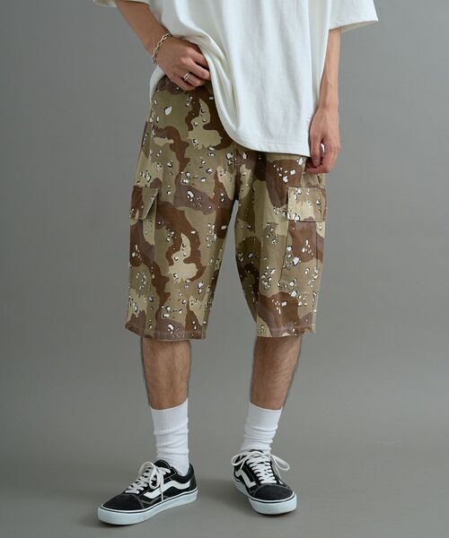 CRAFT STANDARD BOUTIQUE（クラフトスタンダードブティック）の「ミリタリーショートパンツ（その他パンツ・メンズ・ベージュ/カーキ・L/XL/M）」の4枚目の写真