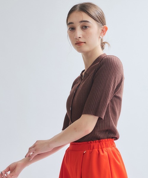 ketty(ケティ)の「サラサラシアーラメニットトップス≪手洗い可能≫(ニット/セーター・レディース・ブラック/ブラウン/ライトグレー・M)」の5枚目の写真