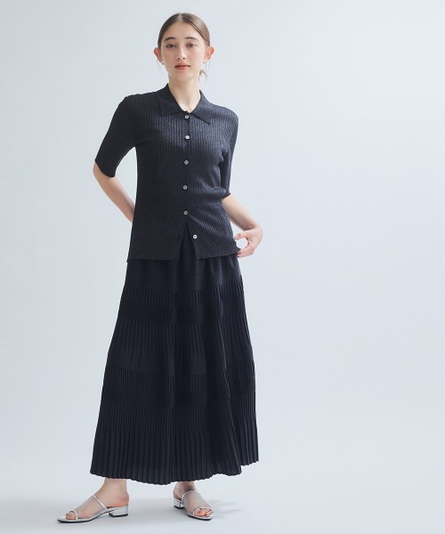 ketty(ケティ)の「サラサラシアーラメニットトップス≪手洗い可能≫(ニット/セーター・レディース・ブラック/ブラウン/ライトグレー・M)」の14枚目の写真