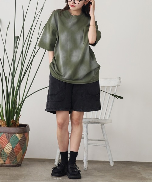 ROOPTOKYO（ループトウキョウ）の「フリンジデザイン スウェットハーフパンツ（スウェットパンツ・メンズ・ブラウン/ブラック・L/M）」の7枚目の写真