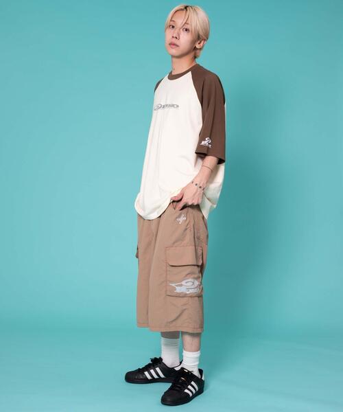 Piko(ピコ)の「∴WEGO/PIKO別注グラフィックカーゴショーツ(カーゴパンツ・メンズ・ブラック/ベージュ・LARGE/MEDIUM)」の10枚目の写真