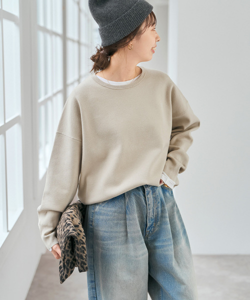 Spick and Span ウォッシャブルPEバルキーヤーンルーズニット ウォッシャブルPEバルキーヤーンルーズニット（ニット/セーター