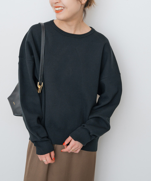 セール】ウォッシャブルPEバルキーヤーンルーズニット（ニット