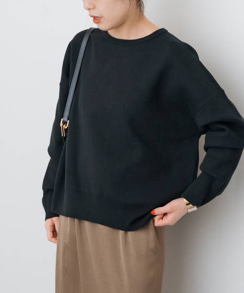 Spick and Span ウォッシャブルPEバルキーヤーンルーズニット ウォッシャブルPEバルキーヤーンルーズニット（ニット／セーター