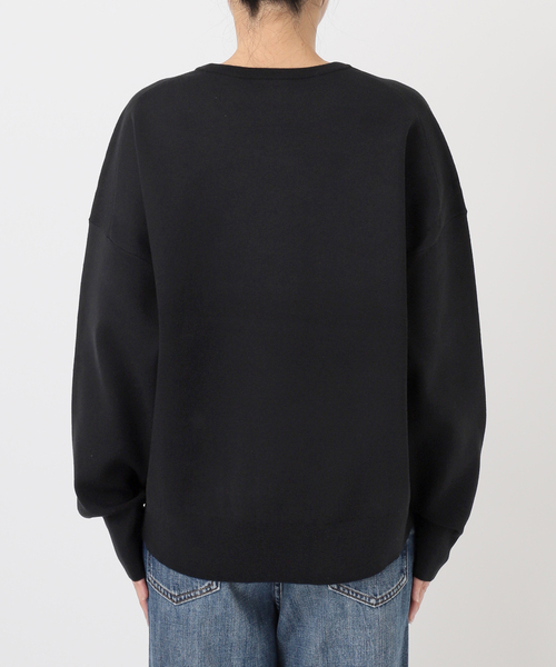 ウォッシャブルPEバルキーヤーンルーズニット（ニット/セーター