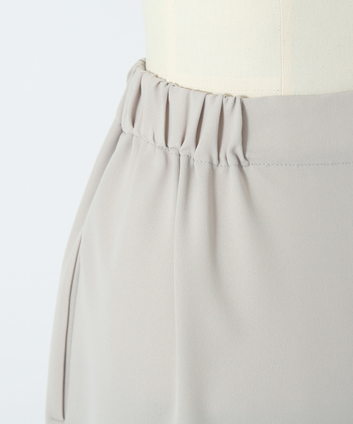 DESIGNWORKS(デザインワークス)の「バックサテンジョーゼットワイドパンツ(その他パンツ・レディース・グレイッシュベージュ/グリーン系その他・36/38)」の13枚目の写真