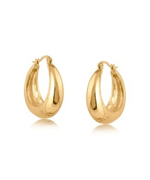 【金属アレルギー対応】フープピアス SOPHIA ORAGANIC SHAPE HOOP