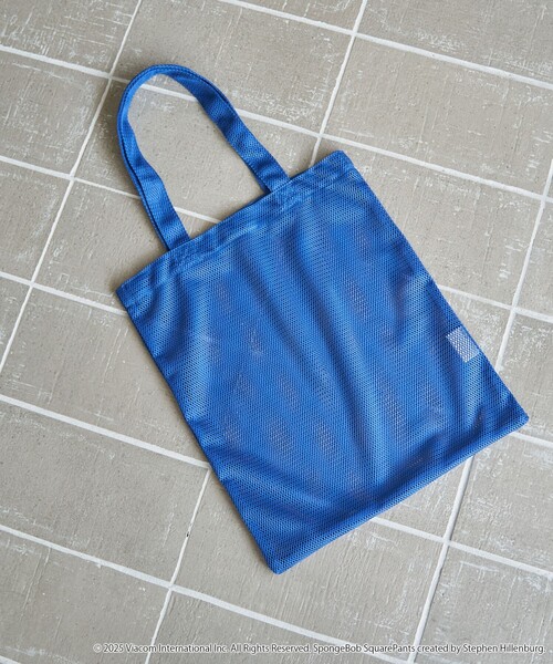 coen（コーエン）の「【SpongeBob / スポンジ・ボブ 別注】メッシュトートバッグ（トートバッグ・レディース・イエロー/コバルトブルー・FREE）」の9枚目の写真