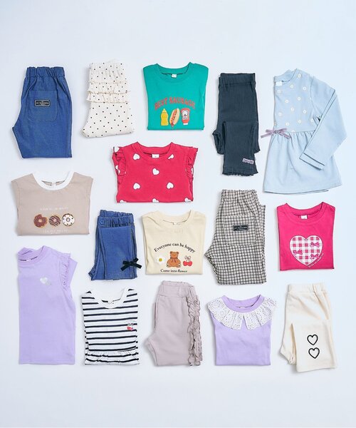 apres les cours(アプレレクール)の「裾リボン/7days Style pants(その他パンツ・キッズ・ネイビー/アイボリー/ブラック・110/100/90/80/130/120)」の17枚目の写真