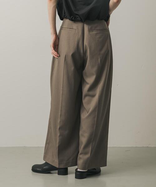 SENSE OF PLACE by URBAN RESEARCH（センスオブプレイスバイアーバンリサーチ）の「タックポケットワイドスラックス（その他パンツ・レディース・チャコールグレー/モカ・SMALL/MEDIUM）」の22枚目の写真