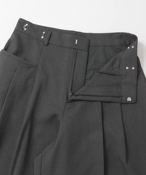 SENSE OF PLACE by URBAN RESEARCH（センスオブプレイスバイアーバンリサーチ）の「タックポケットワイドスラックス（その他パンツ・レディース・チャコールグレー/モカ・SMALL/MEDIUM）」の16枚目の写真