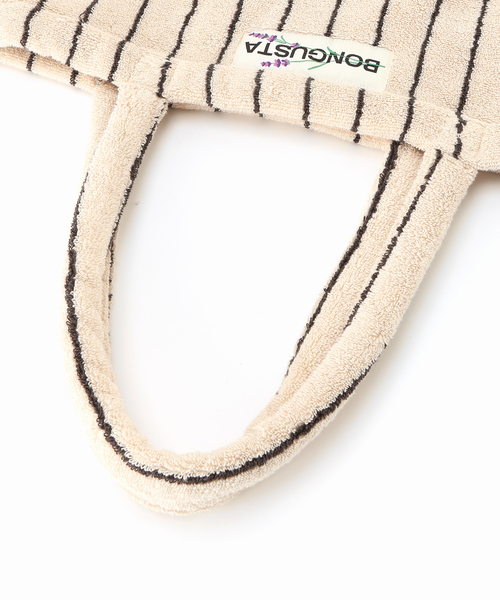 BONGUSTA（ボングスタ）の「《WEB限定追加》【BONGUSTA/ボングスタ】NARAM STRIPED トートバッグ（トートバッグ・レディース・アイボリー・FREE）」の9枚目の写真