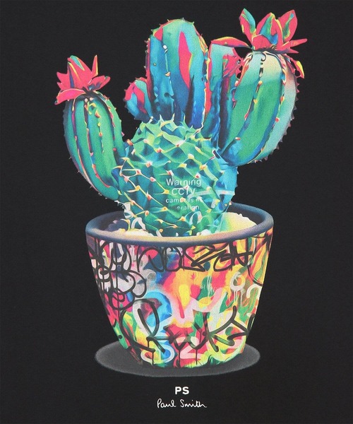 PS Paul Smith（ピーエスポールスミス）の「“Cacutus” 半袖Tシャツ【252558 011R】（Tシャツ/カットソー・メンズ・ブラック/オレンジ/カーキ/ホワイト・X-LARGE/LARGE/MEDIUM/SMALL）」の8枚目の写真