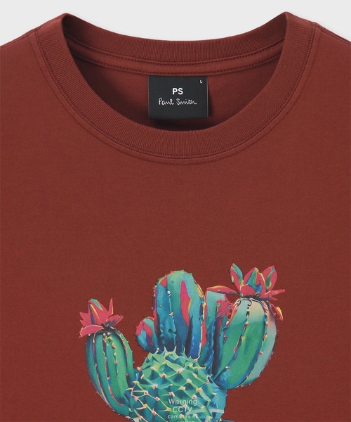 PS Paul Smith（ピーエスポールスミス）の「“Cacutus” 半袖Tシャツ【252558 011R】（Tシャツ/カットソー・メンズ・ブラック/オレンジ/カーキ/ホワイト・X-LARGE/LARGE/MEDIUM/SMALL）」の11枚目の写真