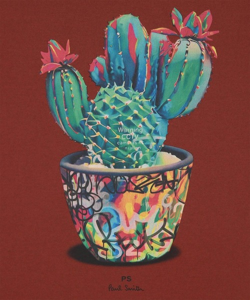 PS Paul Smith（ピーエスポールスミス）の「“Cacutus” 半袖Tシャツ【252558 011R】（Tシャツ/カットソー・メンズ・ブラック/オレンジ/カーキ/ホワイト・X-LARGE/LARGE/MEDIUM/SMALL）」の12枚目の写真