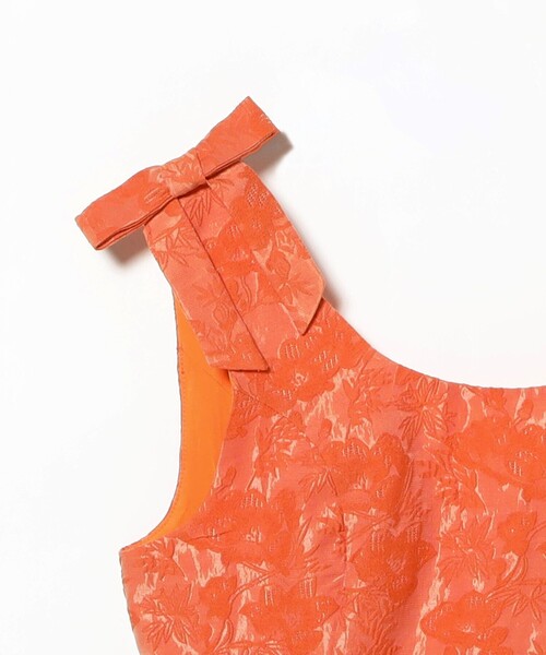 Sister Jane（シスタージェーン）の「sister jane / Neroli Bow Jacquard mini Dress（ワンピース・レディース・オレンジ・SMALL）」の4枚目の写真
