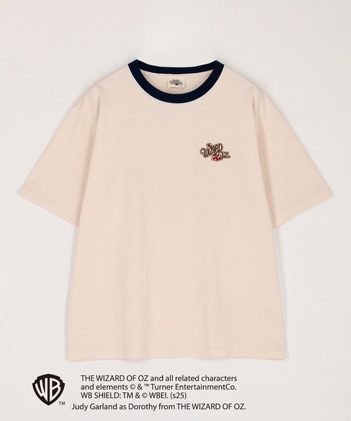 NICOLE CLUB(ニコル クラブ)の「OZ リンガーバックプリントTシャツ(Tシャツ/カットソー・レディース・サックスブルー/オフホワイト/チャコール・FREE)」の13枚目の写真