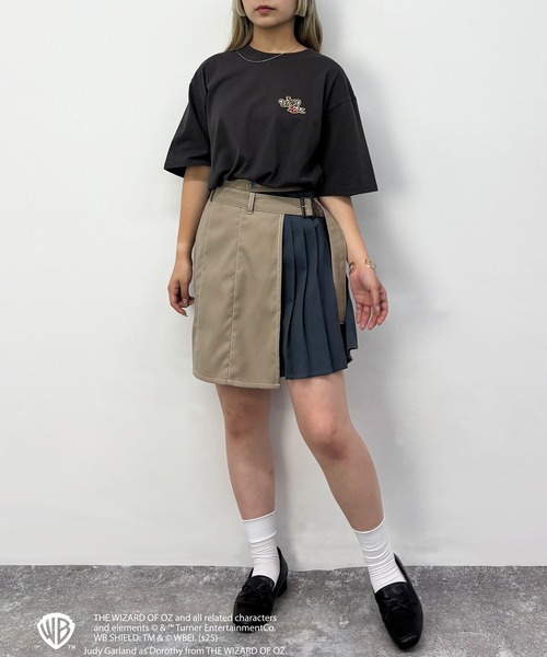 NICOLE CLUB(ニコル クラブ)の「OZ リンガーバックプリントTシャツ(Tシャツ/カットソー・レディース・サックスブルー/オフホワイト/チャコール・FREE)」の18枚目の写真