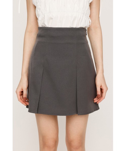 SLY（スライ）の「H/W SIMPLY SKORT ハイウエスト シンプリー スコート 秋服（スカート・レディース・杢グレー/ブラック・0/1/2）」の9枚目の写真