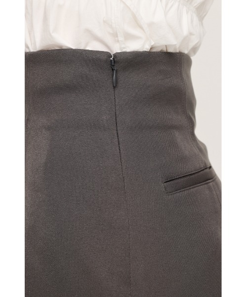 SLY（スライ）の「H/W SIMPLY SKORT ハイウエスト シンプリー スコート 秋服（スカート・レディース・杢グレー/ブラック・0/1/2）」の12枚目の写真