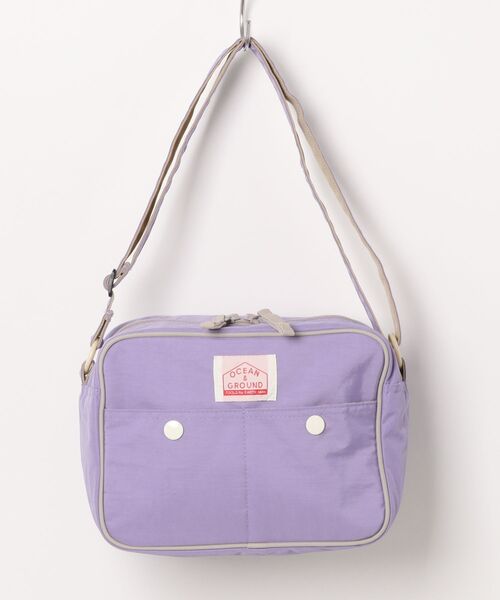 Ocean&Ground（オーシャン&グラウンド）の「ショルダーバッグ/GOODAY(通園バッグ)（ショルダーバッグ・キッズ・ラベンダー/ピンク/ダークネイビー/ブラック/エメラルド/ターコイズブルー/ベージュ/パープル/マスタード/ミント・FREE）」の8枚目の写真