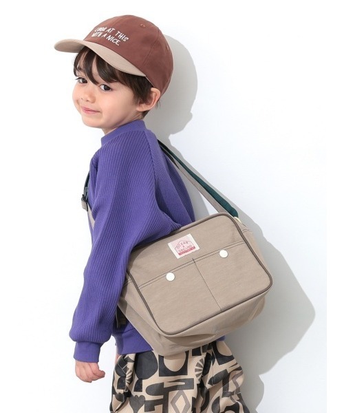 Ocean&Ground（オーシャン&グラウンド）の「ショルダーバッグ/GOODAY(通園バッグ)（ショルダーバッグ・キッズ・ラベンダー/ピンク/ダークネイビー/ブラック/エメラルド/ターコイズブルー/ベージュ/パープル/マスタード/ミント・FREE）」の3枚目の写真