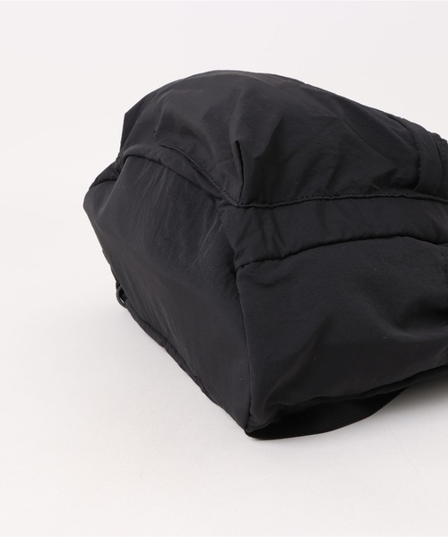 BLACKPURPLE（ブラックパープル）の「【日本未発売/WEB限定】BLACK PURPLE(ブラックパープル)/A4サイズ対応 軽量 ドローコード ドローストリング バックパック リュック ナップザック/Nana Flip Bag（バックパック/リュック・レディース・ブラック・FREE）」の9枚目の写真