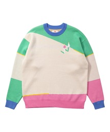 坂内拓 Jacquard Sweater