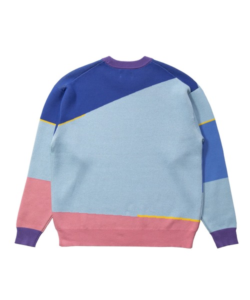TXA（ティーエックスエー）の「坂内拓 Jacquard Sweater（ニット/セーター・メンズ・ブルー/ミント・2/1）」の3枚目の写真